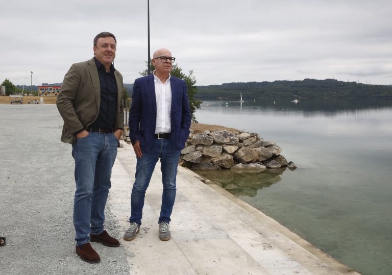 La Diputación de A Coruña culmina la nueva estación náutica del lago de As Pontes con una inversión de 340.000 euros