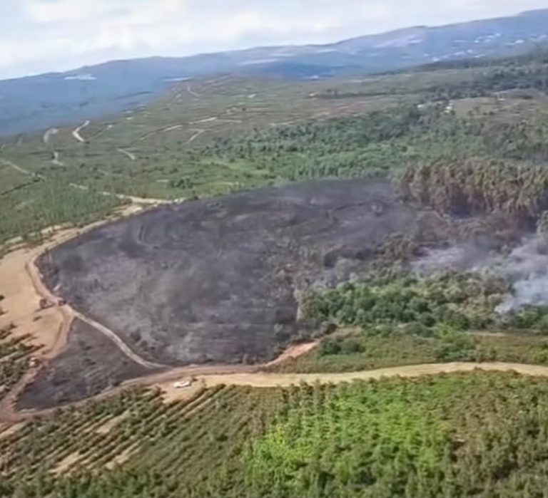 Rural.- (AM) Estabilizado el incendio de Boborás (Ourense), que afecta a 13 hectáreas y quema el castro de Xurenzás