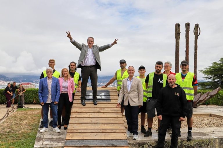 Vigo ultima el montaje del descenso urbano de O Marisquiño, que bajará desde O Castro hasta A Laxe