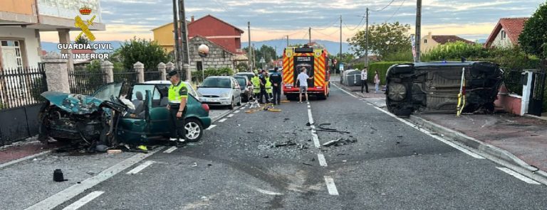 Investigan a un joven de 25 años que se dio a la fuga tras el accidente en el que murió un conductor en Vilagarcía
