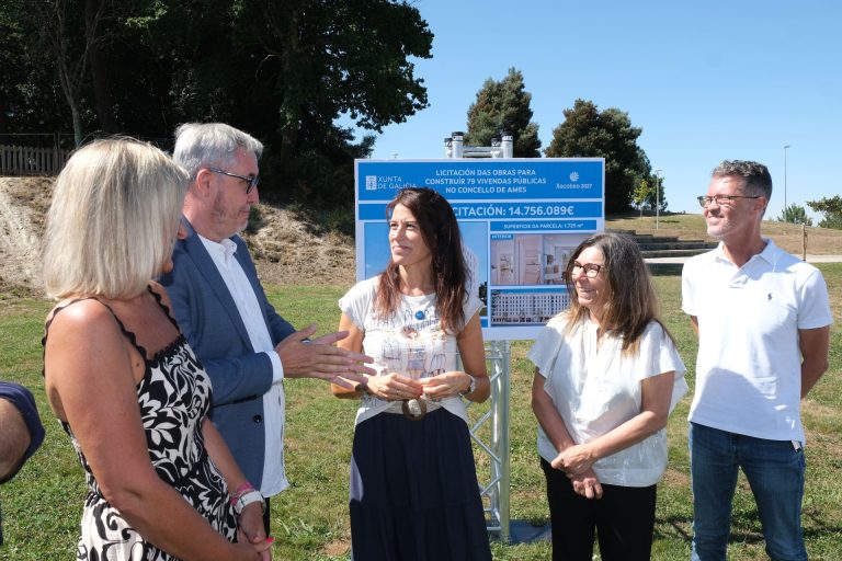 La Xunta licita las obras de 79 nuevas viviendas de promoción pública en Ames (A Coruña) con 14,7 millones