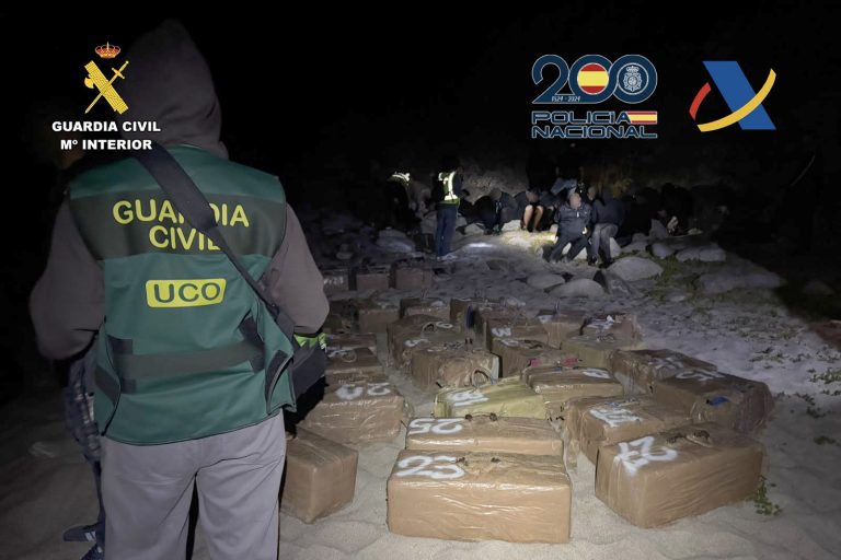 El operativo contra el narcotráfico de Muxía (A Coruña) se inició tras el hallazgo de un narcosubmarino en 2025