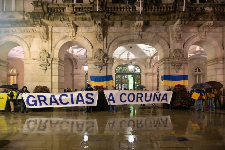 La Asociación Gallega de Ayuda a Ucrania convoca el día 24 una movilización en A Coruña por la independencia del país