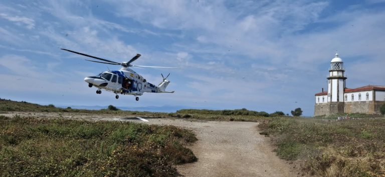 Sucesos.- Evacuado de urgencia en helicóptero un niño de 8 años en Ons