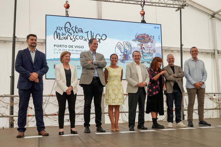 Pesca.- Villaverde elogia la calidad de los productos gallegos del mar en la apertura de la XIX Festa do Marisco en Vigo