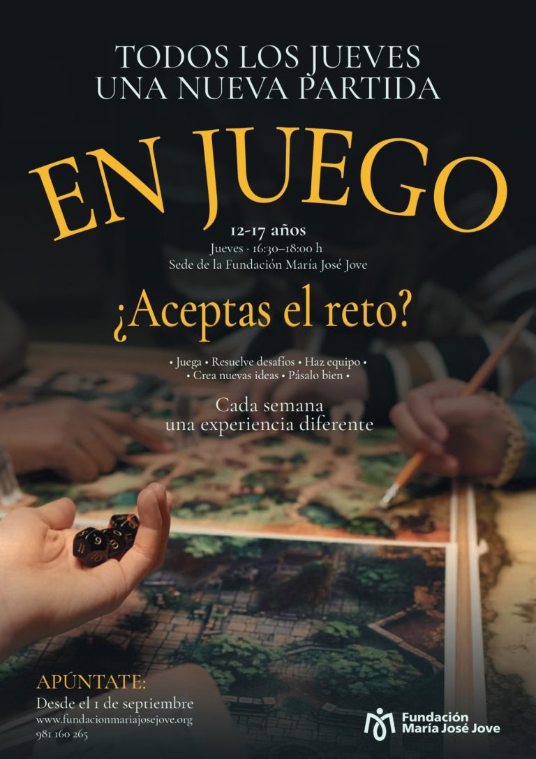 La Fundación María José Jove impulsa en A Coruña un programa semanal de ocio para jóvenes de 12 a 17 años