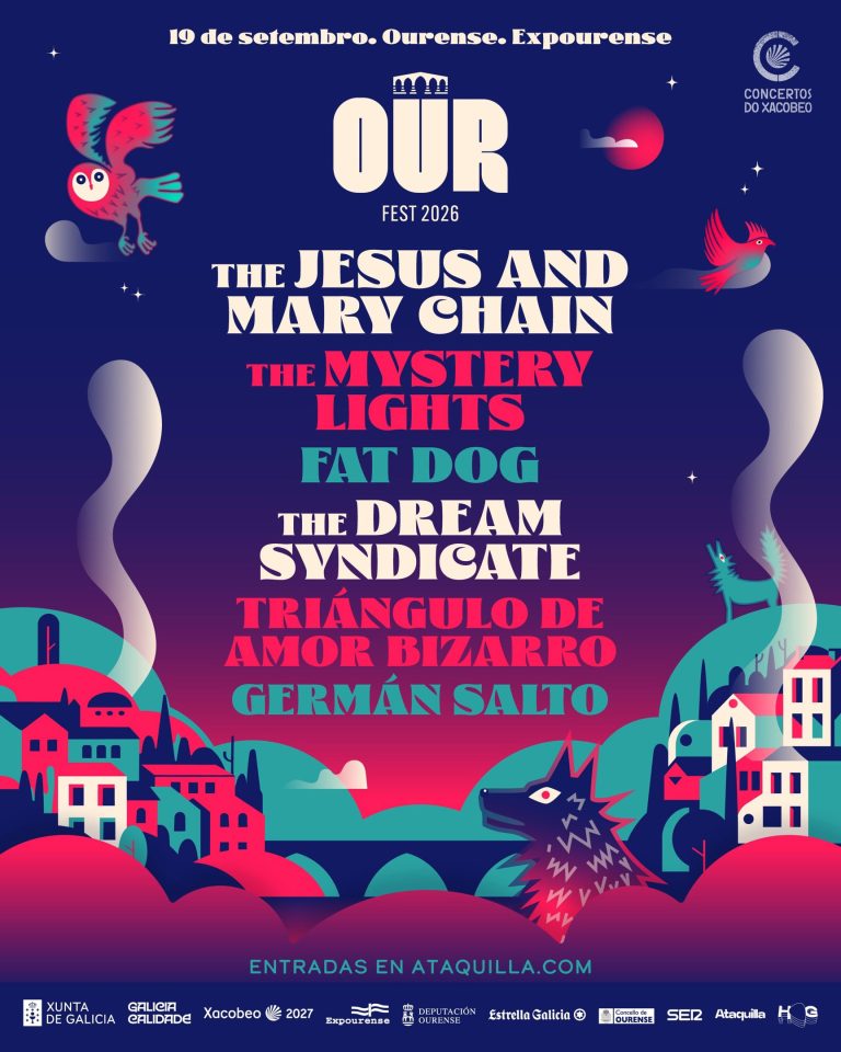 Fat Dog, The Dream Syndicate o Germán Salto entre los protagonistas del OUR FEST el 19 de septiembre en Ourense