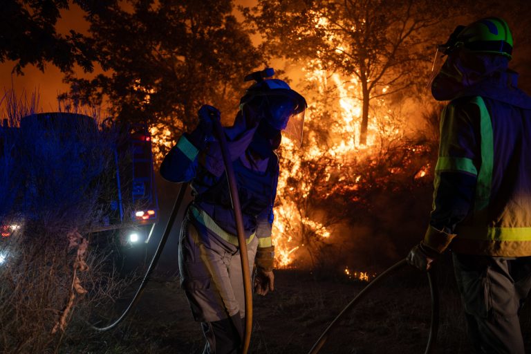 Rural.- Sigue activo el incendio forestal en Calvos de Randín y se declara otro en Manzaneda que supera las 20 hectáreas